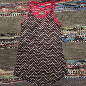 OP lace up back Active Tank Top